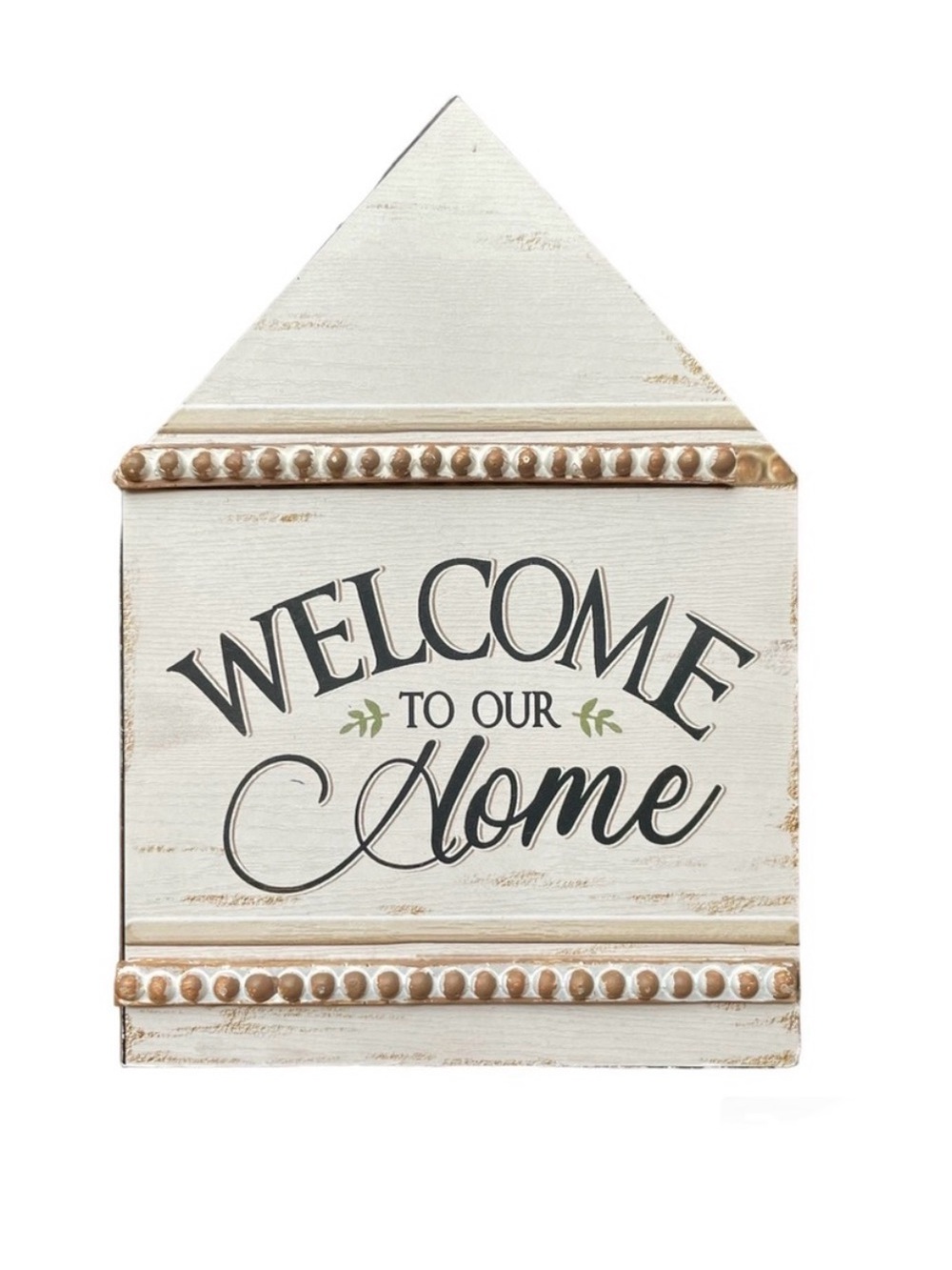 Welcome Home Wood Sign for Tiered Tray, shelf or table top.